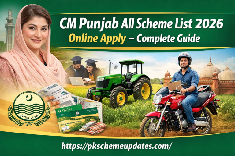 cm punjab all scheme list 2026 online apply
